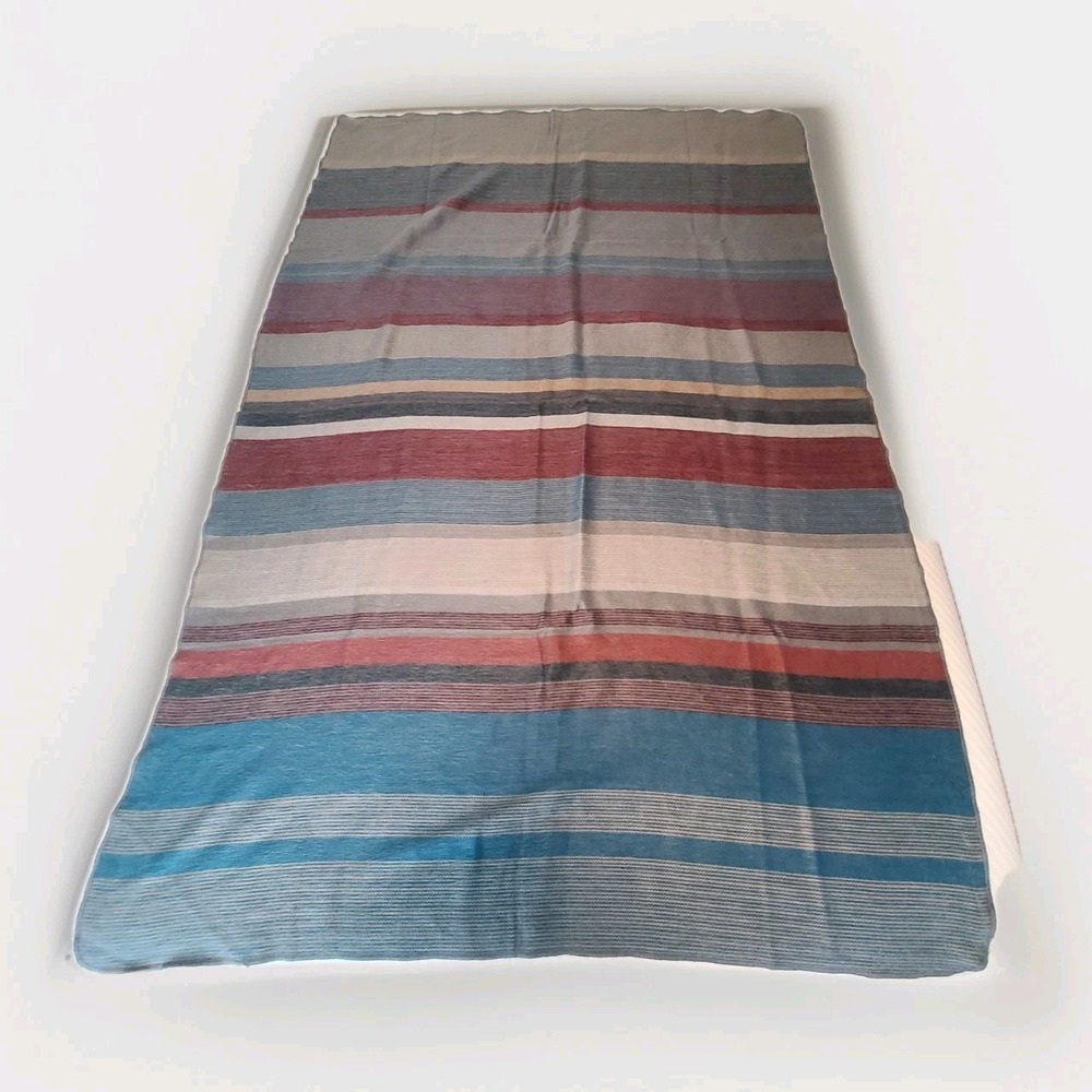 Shupaca Throw Striped‎ 80% Alpaca 20% Acrylic Earth Tones Handmade Soft 72x48